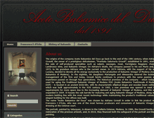 Tablet Screenshot of eng.acetobalsamicodelduca.com